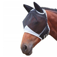 Load image into Gallery viewer, Horse Detachable Mesh Mask With Nasal Cover Horse Fly Mask Horse Full Face Mask Anti-mosquito Nose Anti-UV