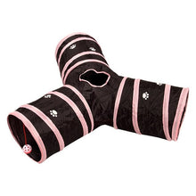 Load image into Gallery viewer, Hot 2/3/4/5 Holes 13 Colors Foldable Pet Cat Tunnel Indoor Outdoor Pet Cat Training Toy for Cat Rabbit Animal Play Tunnel Tube