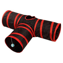 Load image into Gallery viewer, Hot 2/3/4/5 Holes 13 Colors Foldable Pet Cat Tunnel Indoor Outdoor Pet Cat Training Toy for Cat Rabbit Animal Play Tunnel Tube