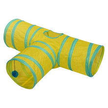 Load image into Gallery viewer, Hot 2/3/4/5 Holes 13 Colors Foldable Pet Cat Tunnel Indoor Outdoor Pet Cat Training Toy for Cat Rabbit Animal Play Tunnel Tube