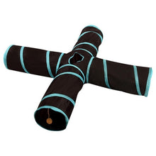 Load image into Gallery viewer, Hot 2/3/4/5 Holes 13 Colors Foldable Pet Cat Tunnel Indoor Outdoor Pet Cat Training Toy for Cat Rabbit Animal Play Tunnel Tube