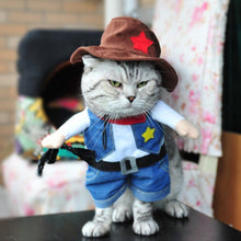 Load image into Gallery viewer, Funny Cat Clothes Pirate Suit Clothes For Cat Costume Clothing Corsair Halloween Clothes Dressing Up Cat Party Costume Suit 31A1