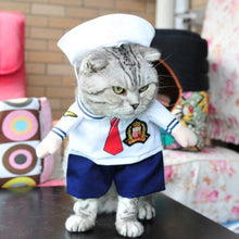 Load image into Gallery viewer, Funny Cat Clothes Pirate Suit Clothes For Cat Costume Clothing Corsair Halloween Clothes Dressing Up Cat Party Costume Suit 31A1