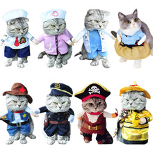 Load image into Gallery viewer, Funny Cat Clothes Pirate Suit Clothes For Cat Costume Clothing Corsair Halloween Clothes Dressing Up Cat Party Costume Suit 31A1