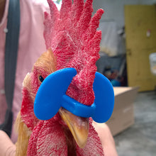 Load image into Gallery viewer, 30 Pcs Chicken Beak Clasps Cock Goggles Hens Anti-pecking Glasses Mouth Snap Ring Installation Pliers Mounting Clamp Farming