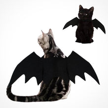 Load image into Gallery viewer, 2019 New Halloween Pet Dog Costumes Bat Wings Vampire Black Cute Fancy Dress Up Halloween Pet Dog Cat Costume